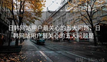 日韩网站用户最关心的五大问题，日韩网站用户最关心的五大问题是