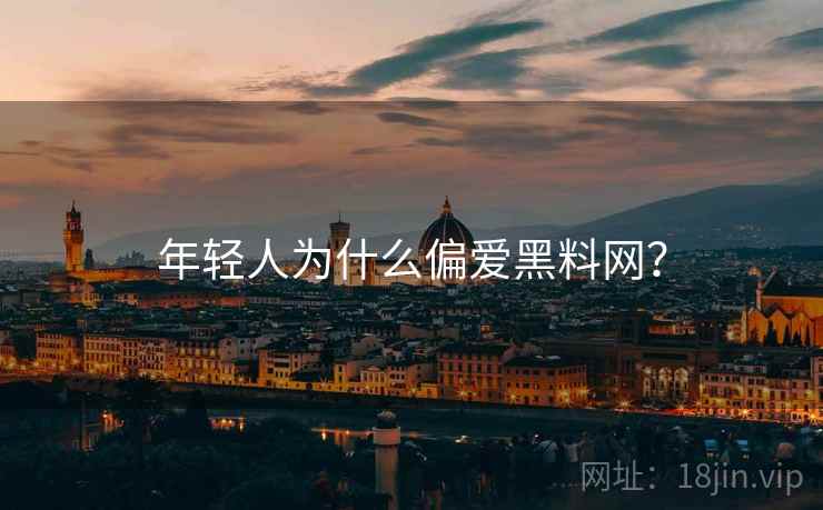 年轻人为什么偏爱黑料网？