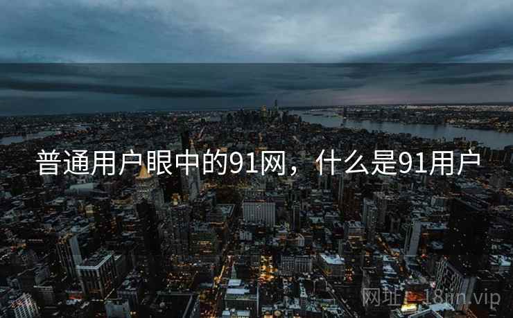 普通用户眼中的91网，什么是91用户