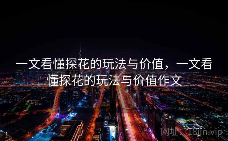一文看懂探花的玩法与价值，一文看懂探花的玩法与价值作文