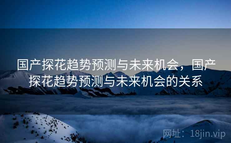 国产探花趋势预测与未来机会，国产探花趋势预测与未来机会的关系
