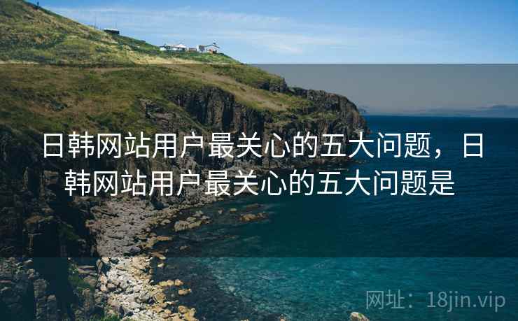 日韩网站用户最关心的五大问题，日韩网站用户最关心的五大问题是
